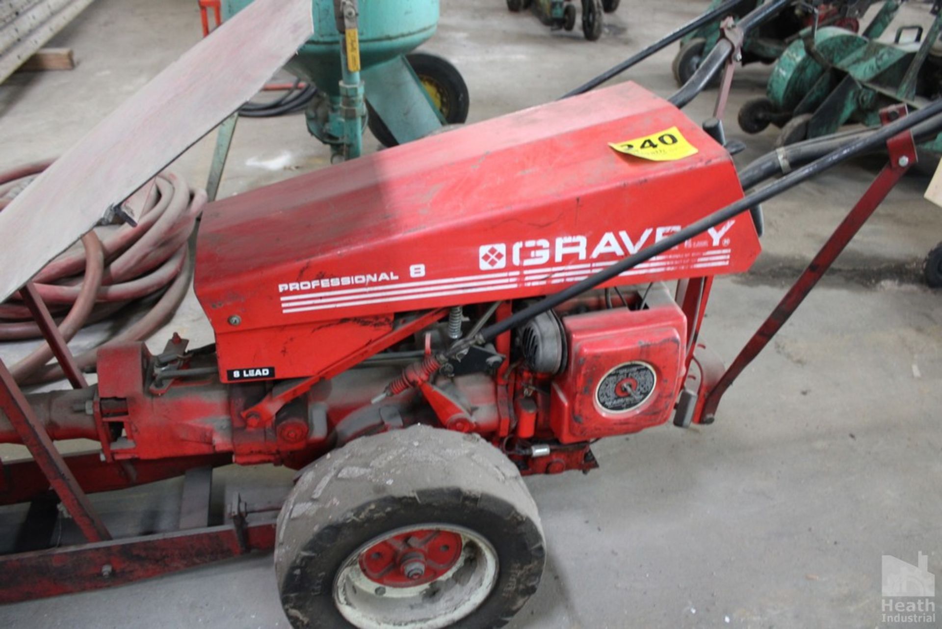 GRAVELY GAS POWER TEAR OFF MACHINE WITH KOHLER 8HP ENGINE - Image 2 of 6