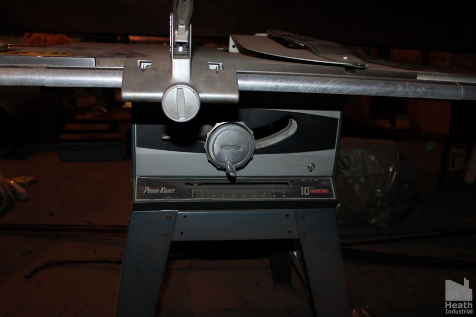 POWERKRAFT 10" TABLE SAW WITH TABLE EXTENSION AND FENCE - Image 3 of 4