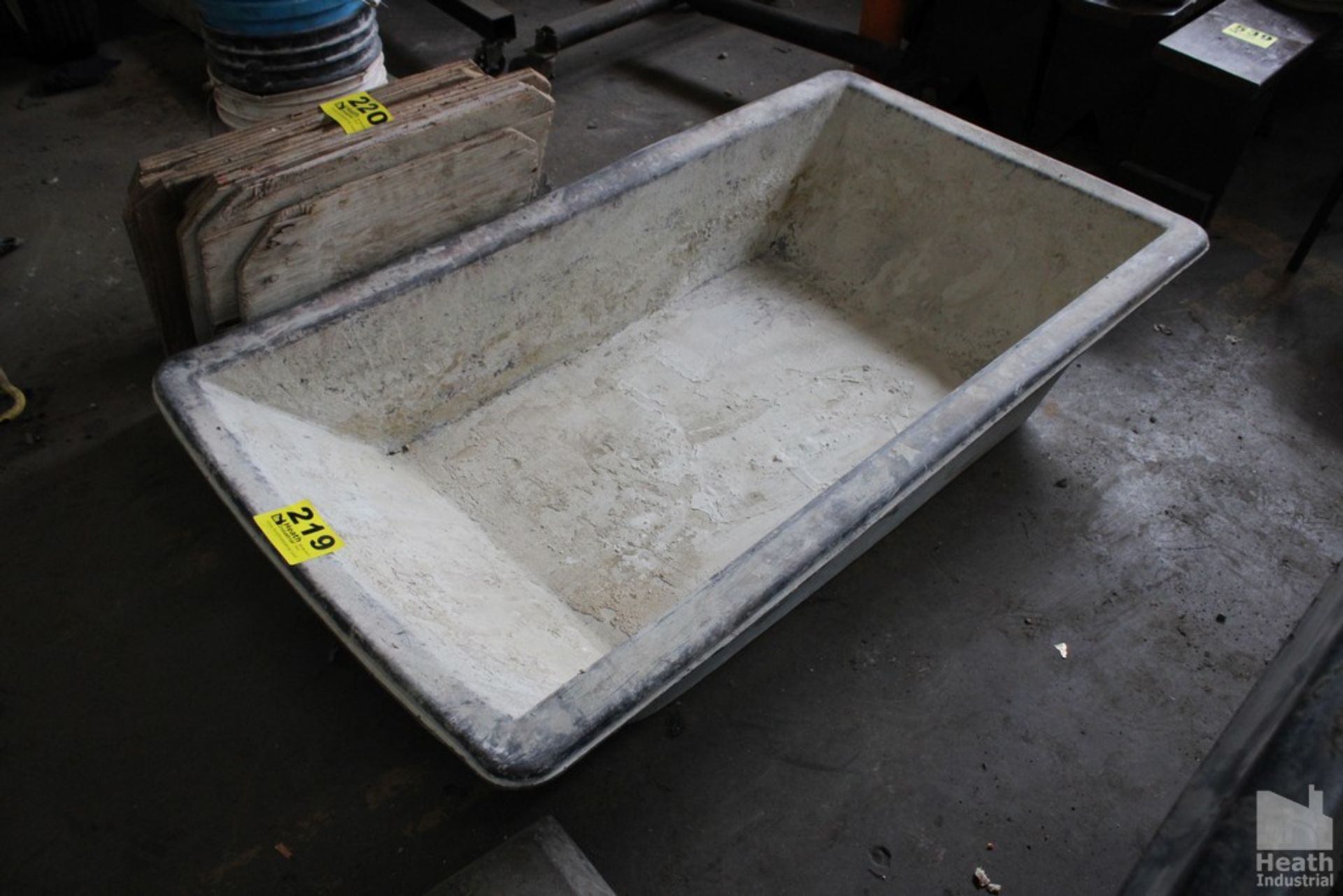 (2) MORTAR MIXING TUBS