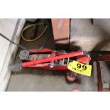 PITTSBURGH LOW PROFILE FLOOR JACK, 1-TON CAP.