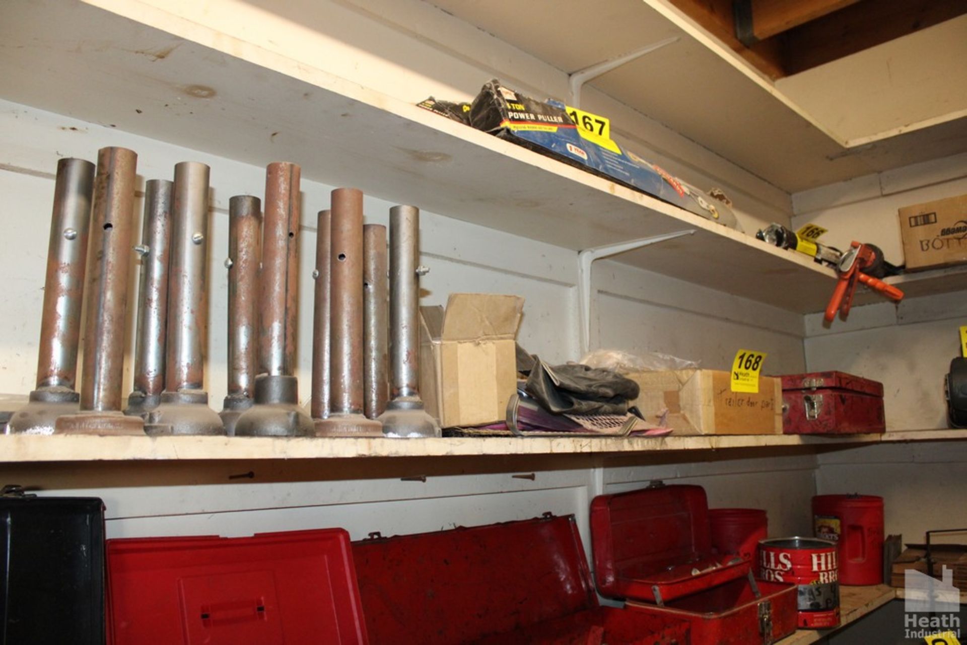 EQUIPMENT ON SHELF