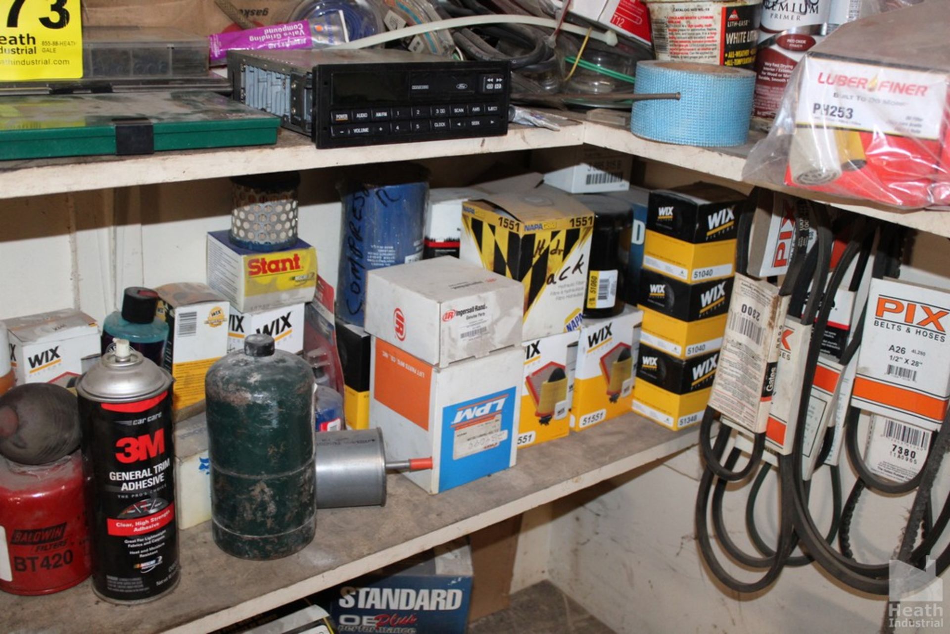 AUTO PARTS AND FLUIDS ON SHELF - Image 4 of 4