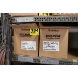 (2) BOXES OF VULKEM POLYURETANE SEALANT, 116 LV, BUFF AND WHITE