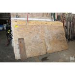 ASSORTED PLYWOOD BY WALL