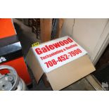 LARGE QUANTITY OF GALEWOOD TUCKPOINTING AND ROOFING SIGNS