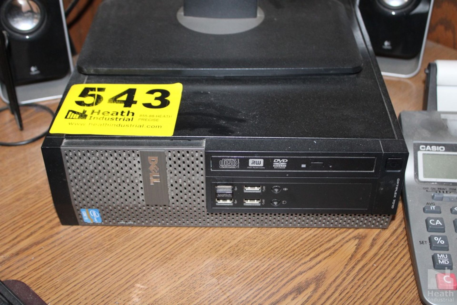 DELL OPTIPLEX 7010 WITH FLATSCREEN MONITOR, SPEAKERS AND MOUSE - Image 2 of 2