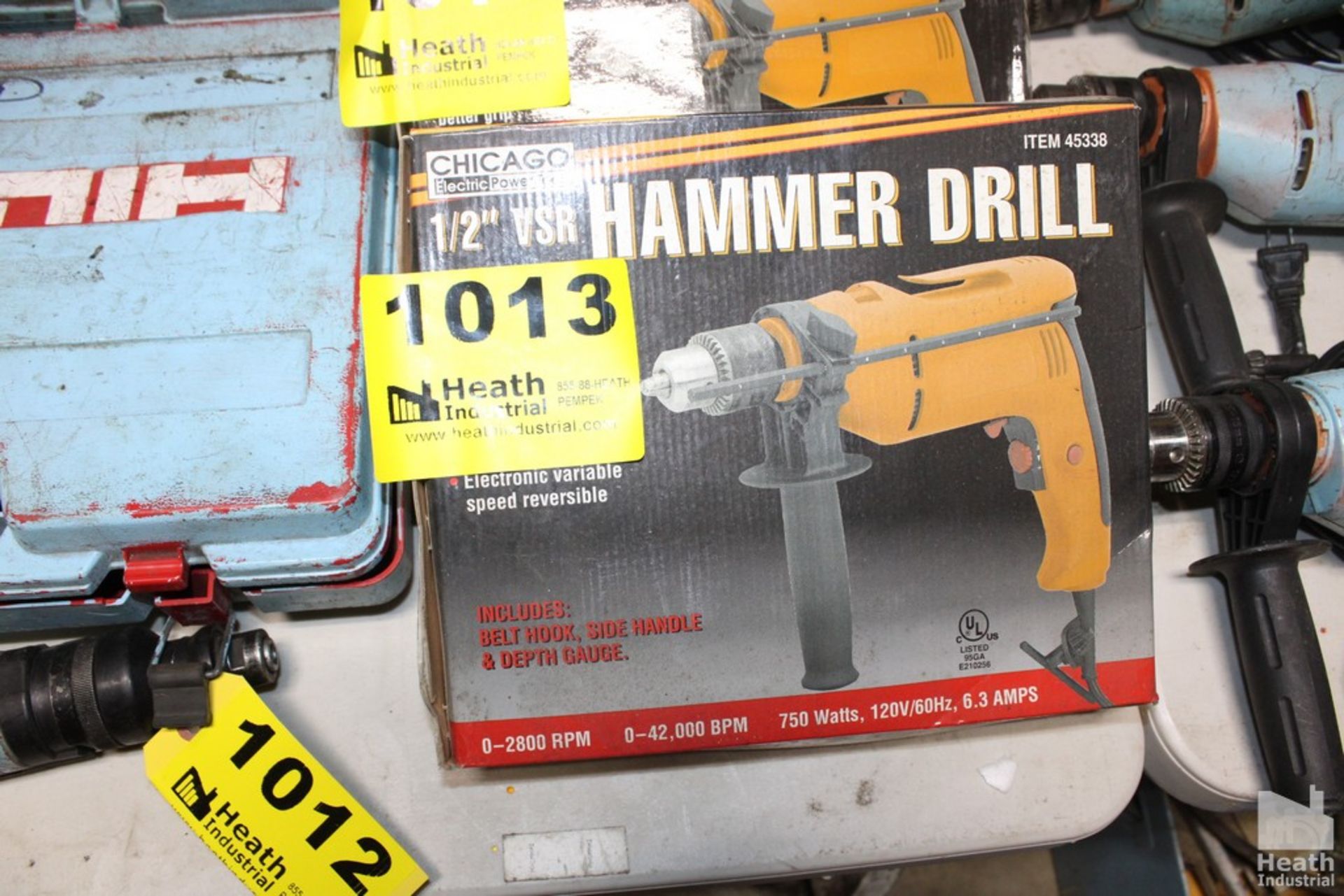 CHICAGO ELECTRIC 1/2" VSR HAMMER DRILL