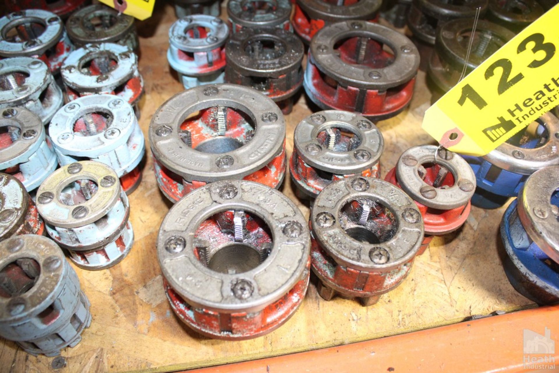 (5) ASSORTED THREADING DIES