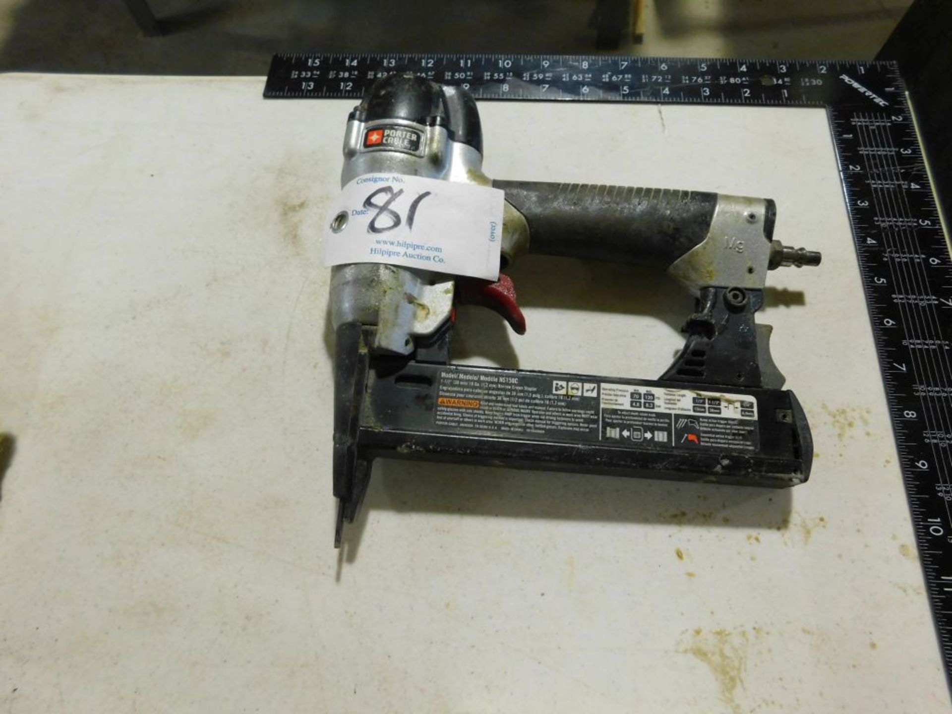 Porter Cable stapling tool with DuoFast Galvanized crown staples (7 boxes), 3/8" and 5/16".