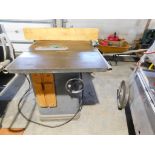 Delta Rockwell tablesaw, model 34-450, sn DE7220, 3 ph.