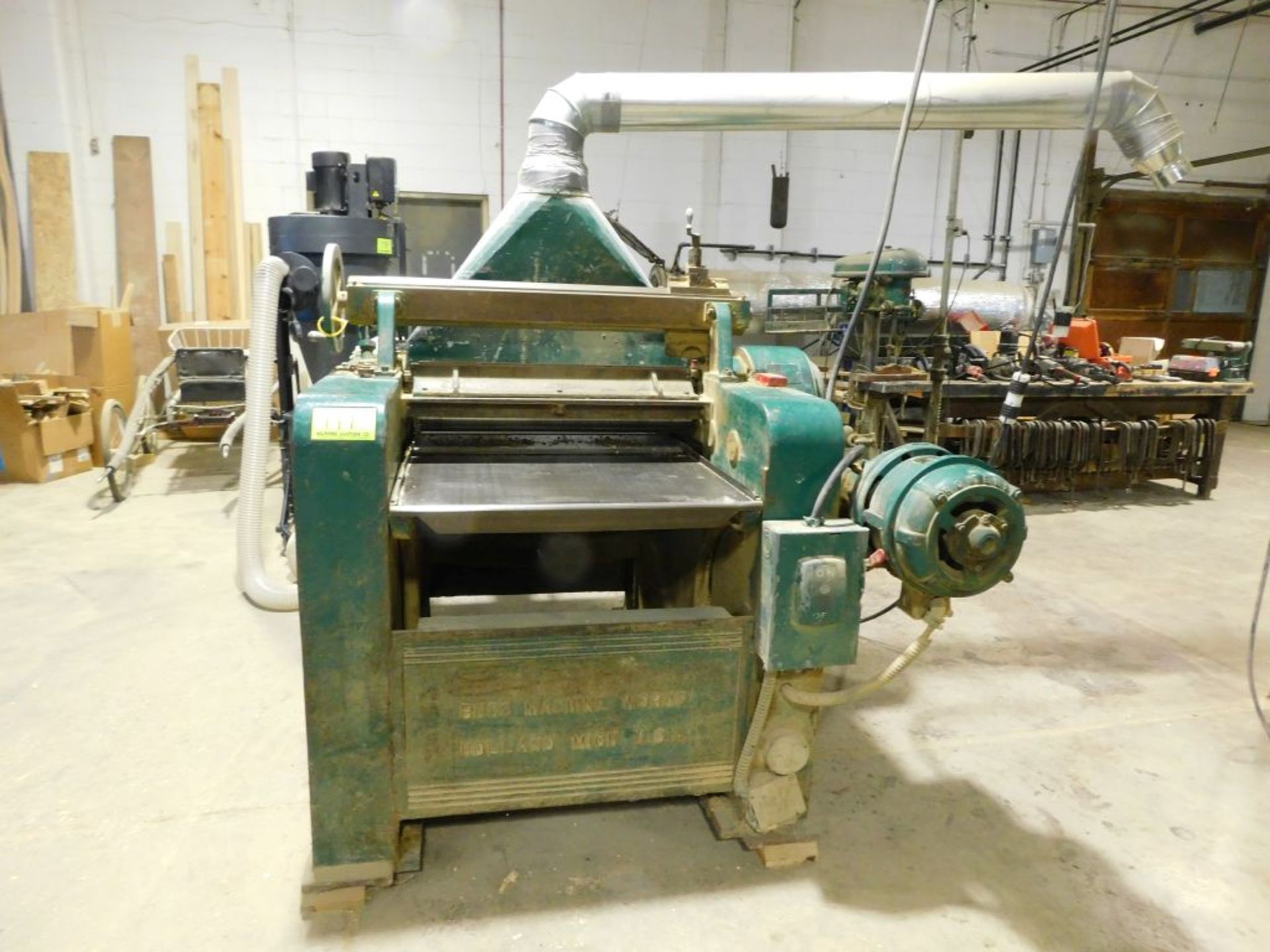 Buss planer, model M, sn 46129, size 30 x 8, 1 1/2 hp, 3 phase. - Image 2 of 2