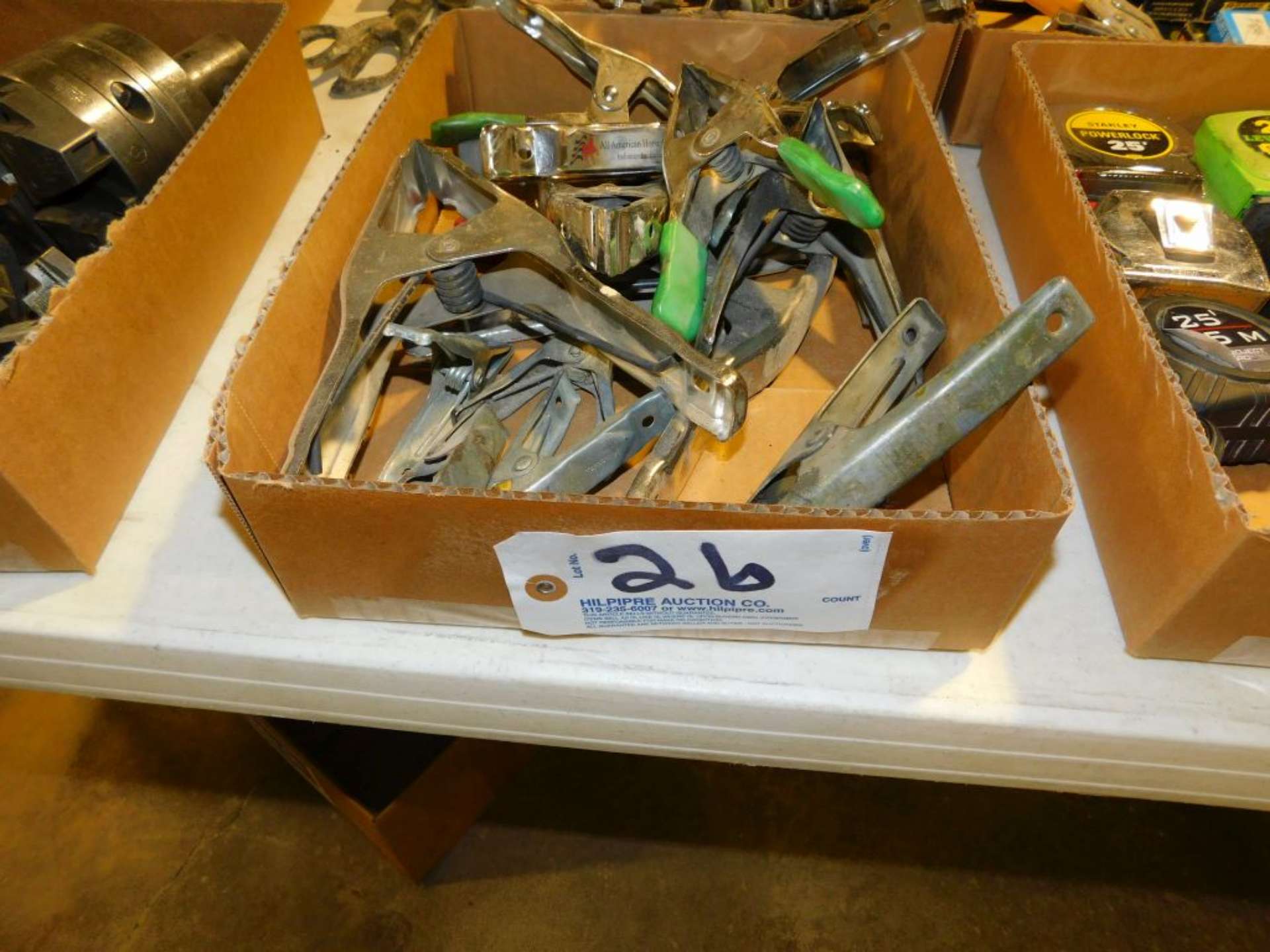 Assorted clamps.