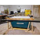 2021 Dynabrade down draft sanding table, model 64207, sn GA11156, 72" x 36" x 36", on casters, 230