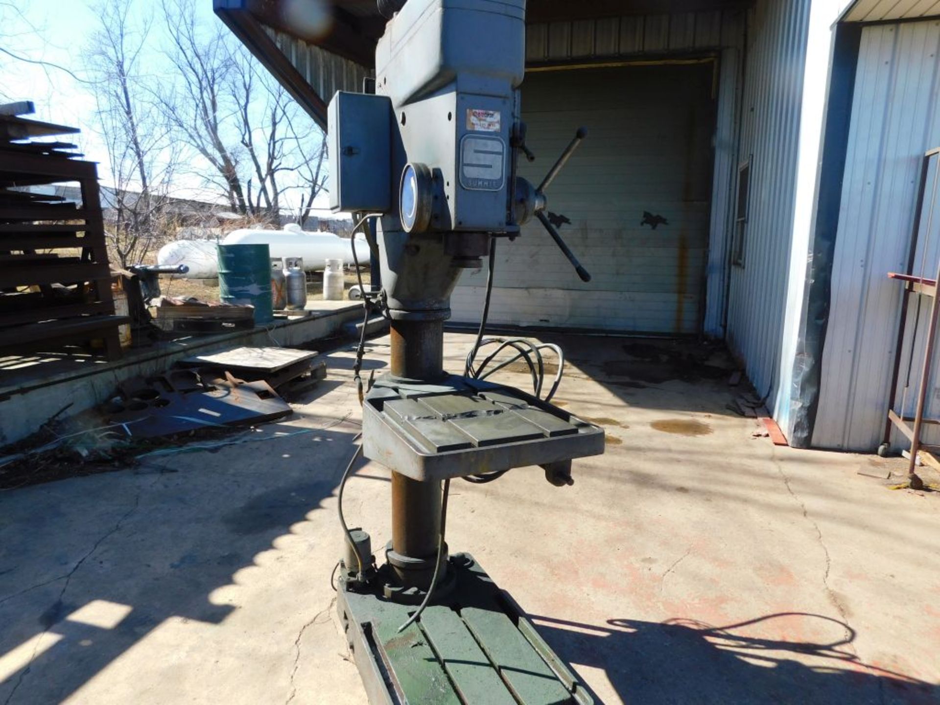 Summitt drill press, model 59R, sn 731206, 3 ph. (LOCATED AT and to be picked up at: 3341 Addison - Image 4 of 5