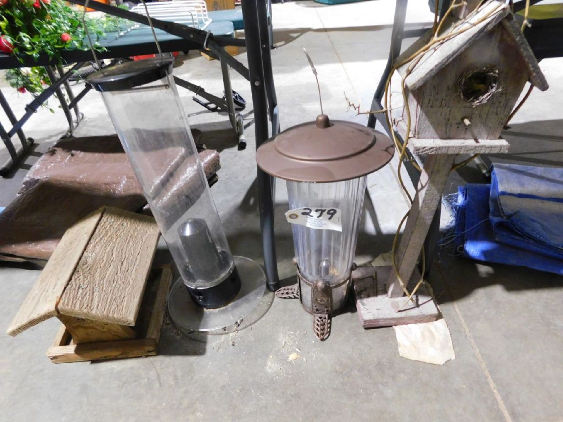 Bird feeders, (4). (Located at and to be picked up at: 2862 Wagner Rd., Waterloo, IA)