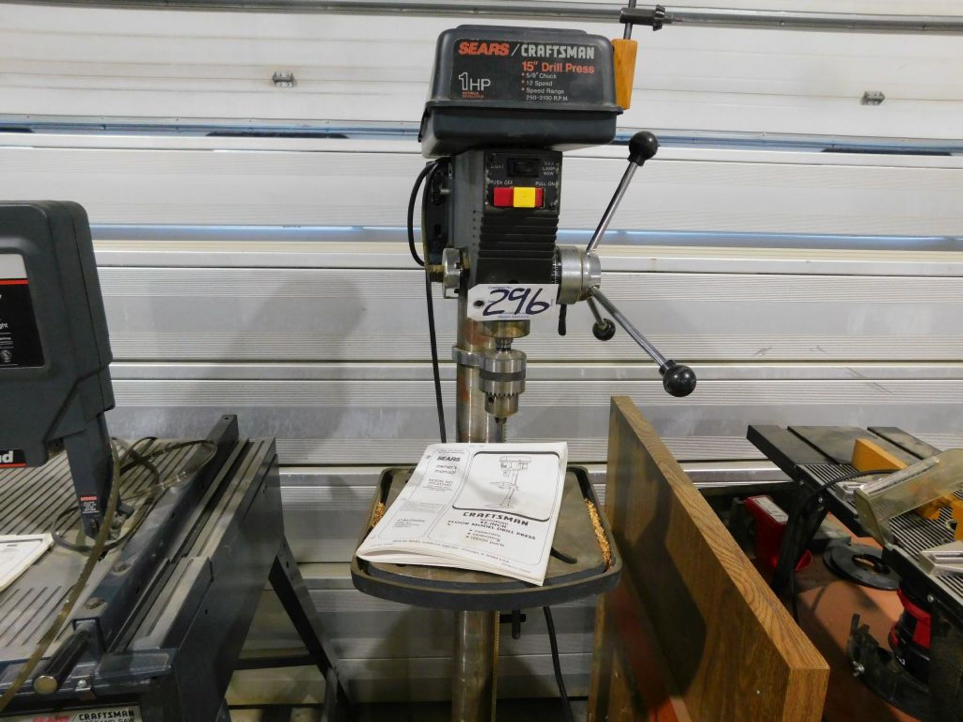Craftsman 15" floor model drill press. (Located at and to be picked up at: 2862 Wagner Rd.,