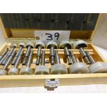 Fortner bit set, saw tooth & solid rim. (Located at and to be picked up at: 2862 Wagner Rd.,