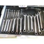 Craftsman SAE wrenches 1/4"-7/8", (apprx. 24 pcs.). (Located at and to be picked up at: 2862