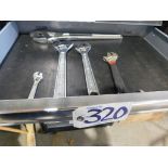 Assorted tools contents of drawer: Adjustable wrenches, (apprx. 5 pcs.). (Located at and to be