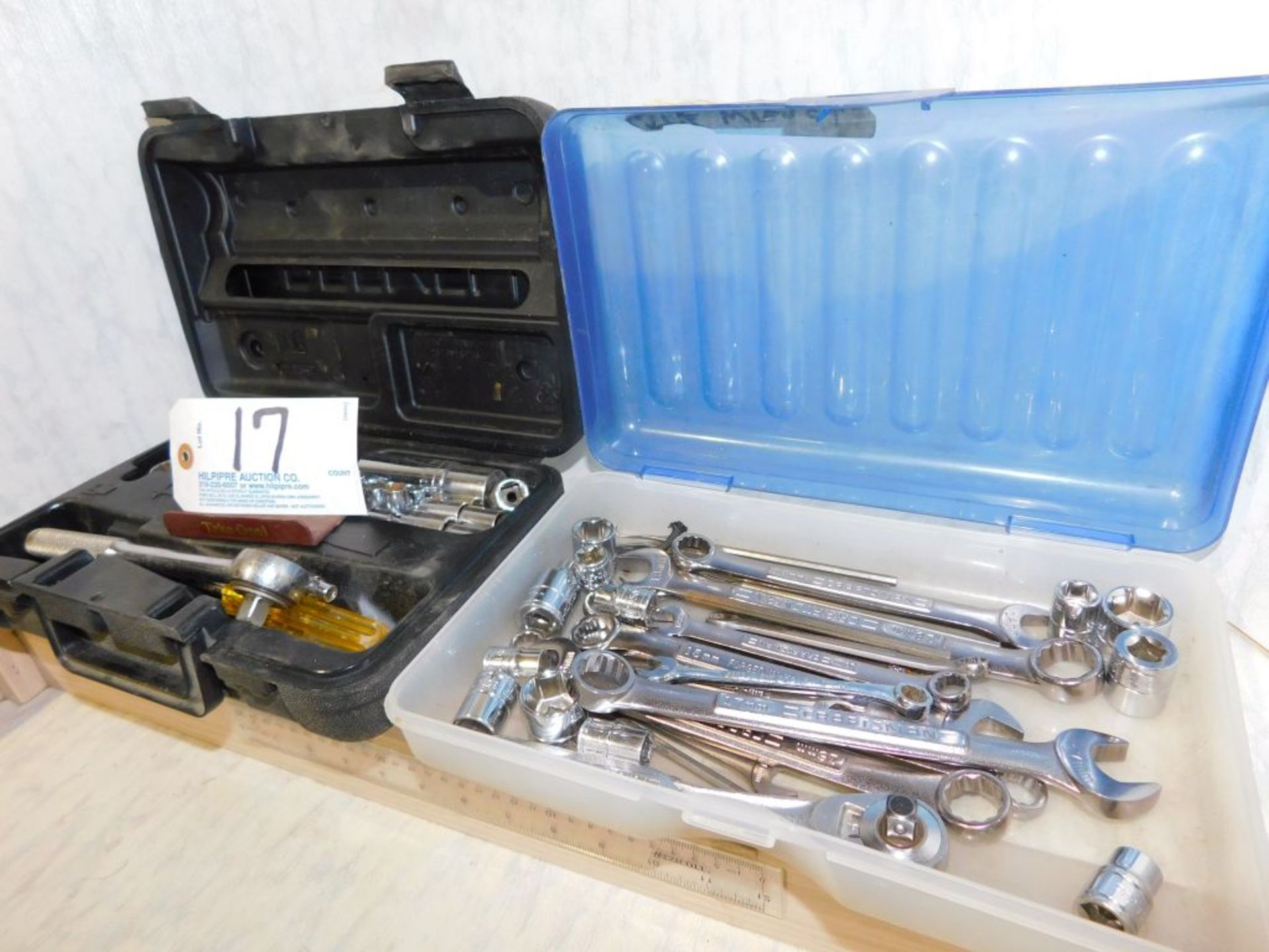 (2 boxes) Wrenches: (1) is metric. (Located at and to be picked up at: 2862 Wagner Rd., Waterloo,