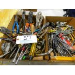 Assorted handtools: Vise grips, snips, other. (Located at and to be picked up at: 2862 Wagner Rd.,