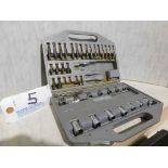 Socket set w/screw extractors, etc. (Located at and to be picked up at: 2862 Wagner Rd., Waterloo,