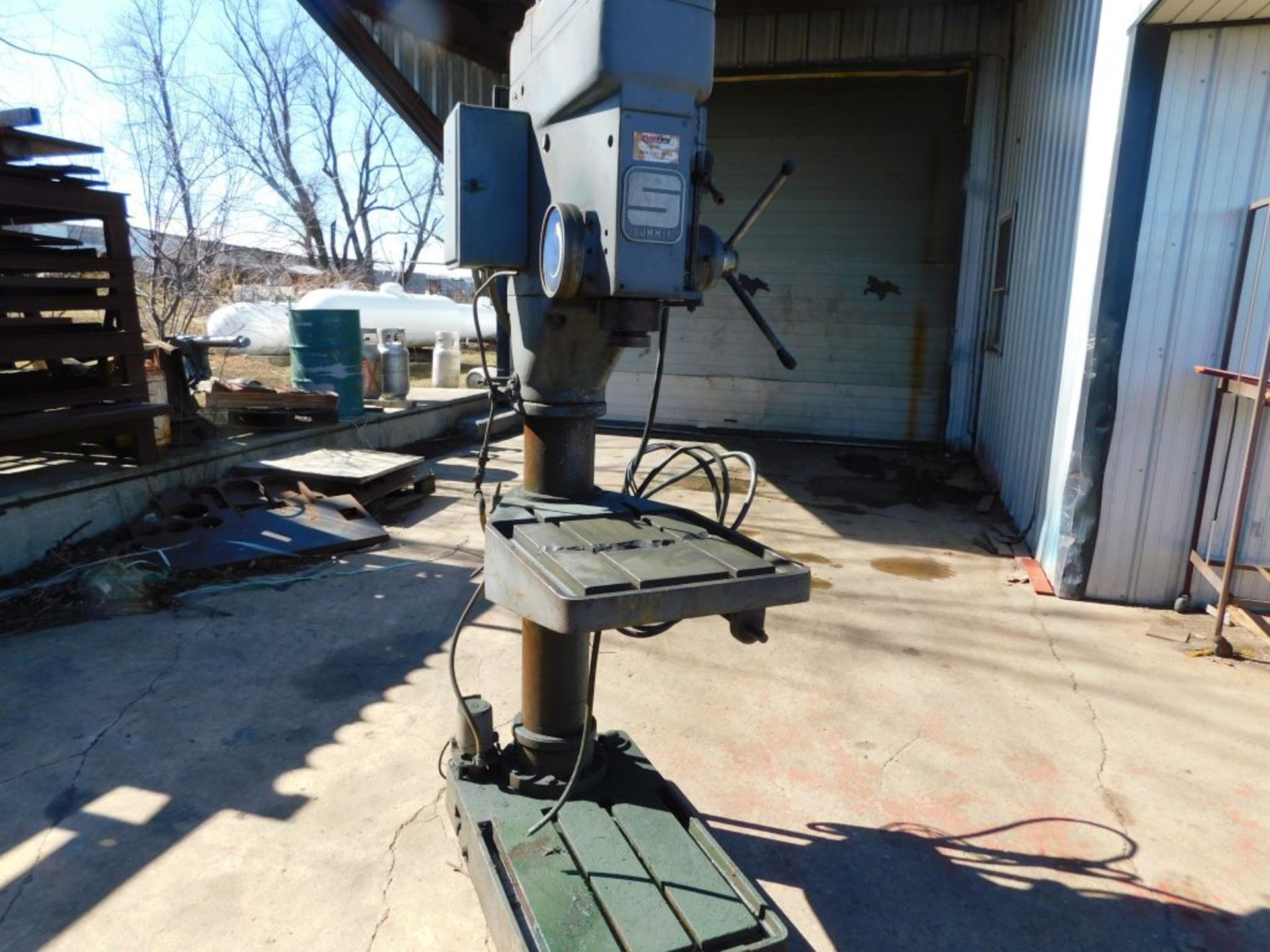 Summitt drill press, model 59R, sn 731206, 3 ph. (LOCATED AT and to be picked up at: 3341 Addison - Image 3 of 5