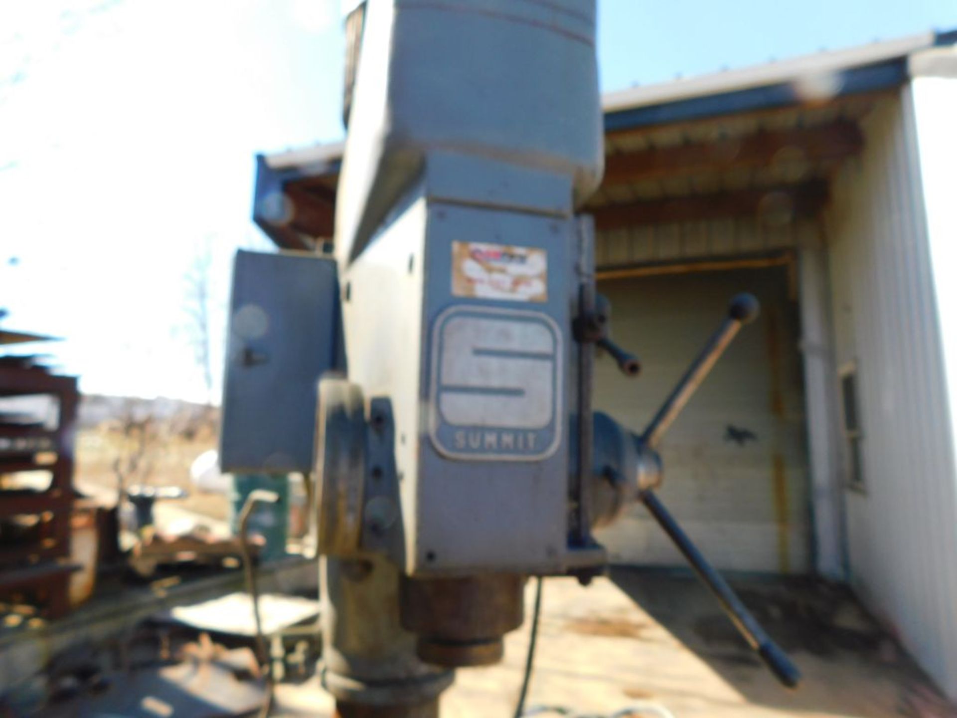 Summitt drill press, model 59R, sn 731206, 3 ph. (LOCATED AT and to be picked up at: 3341 Addison - Image 5 of 5