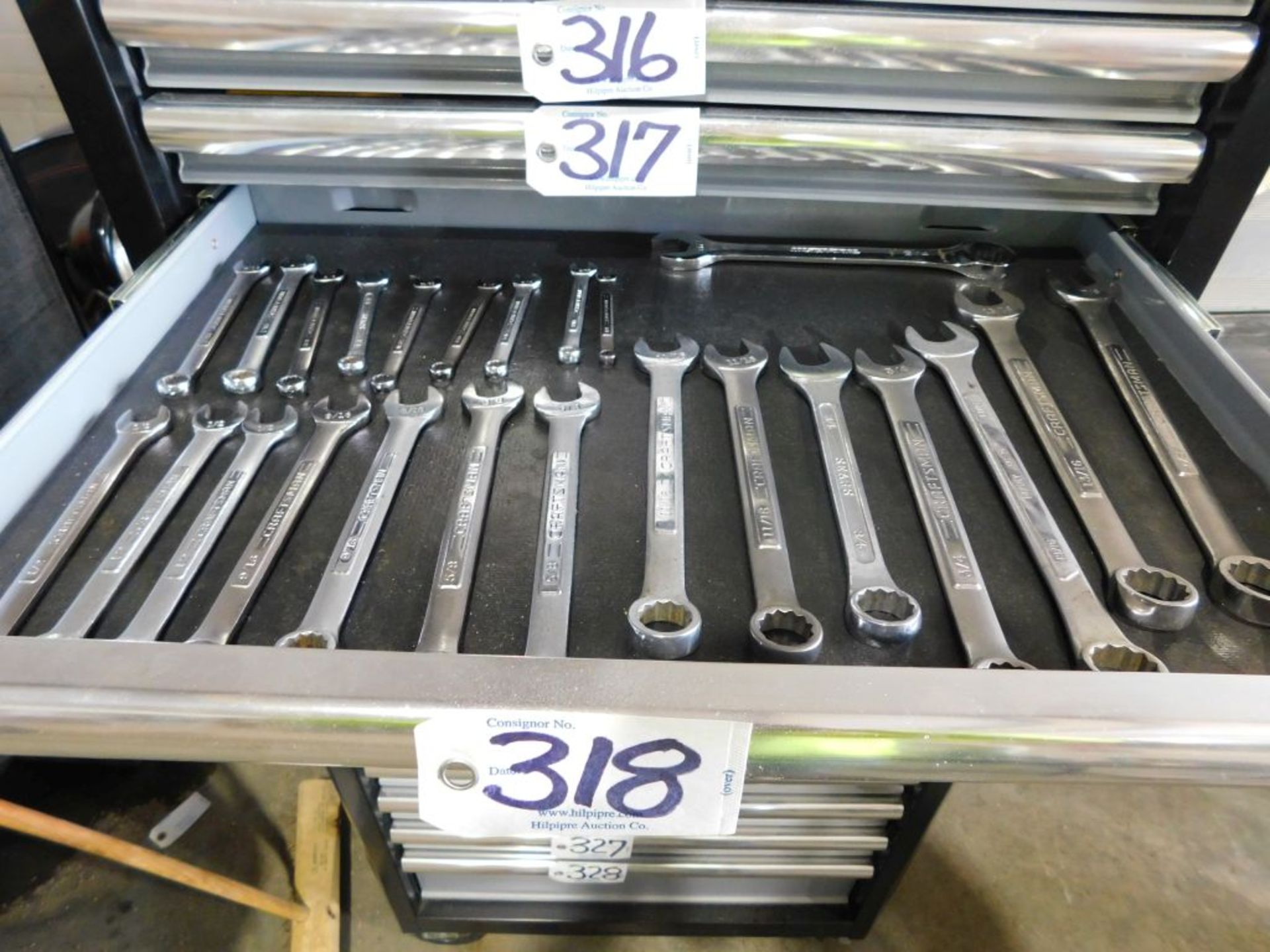 Craftsman SAE wrenches 1/4"-7/8", (apprx. 24 pcs.). (Located at and to be picked up at: 2862 - Image 2 of 2