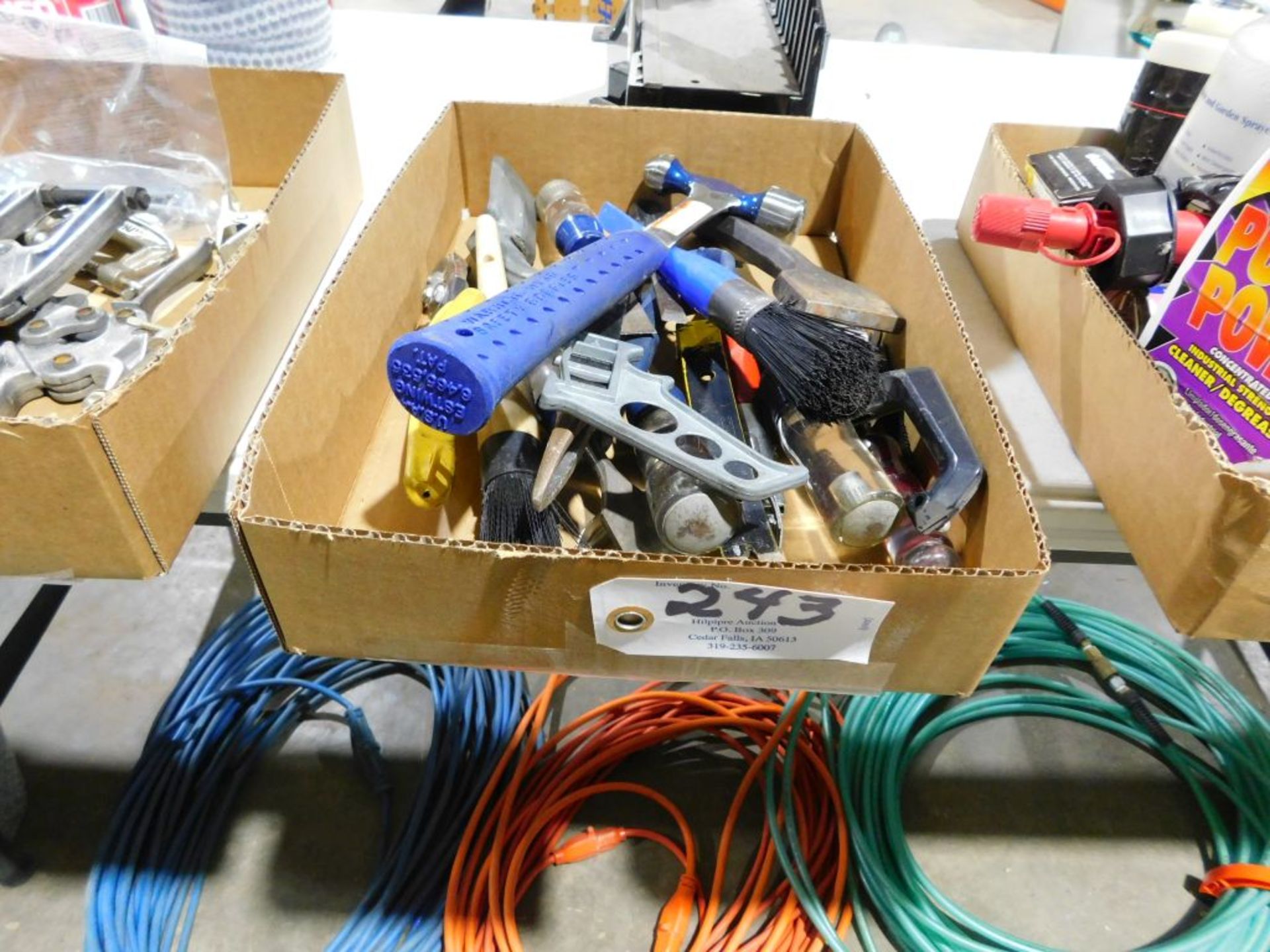 Assorted tools. (Located at and to be picked up at: 2862 Wagner Rd., Waterloo, IA)