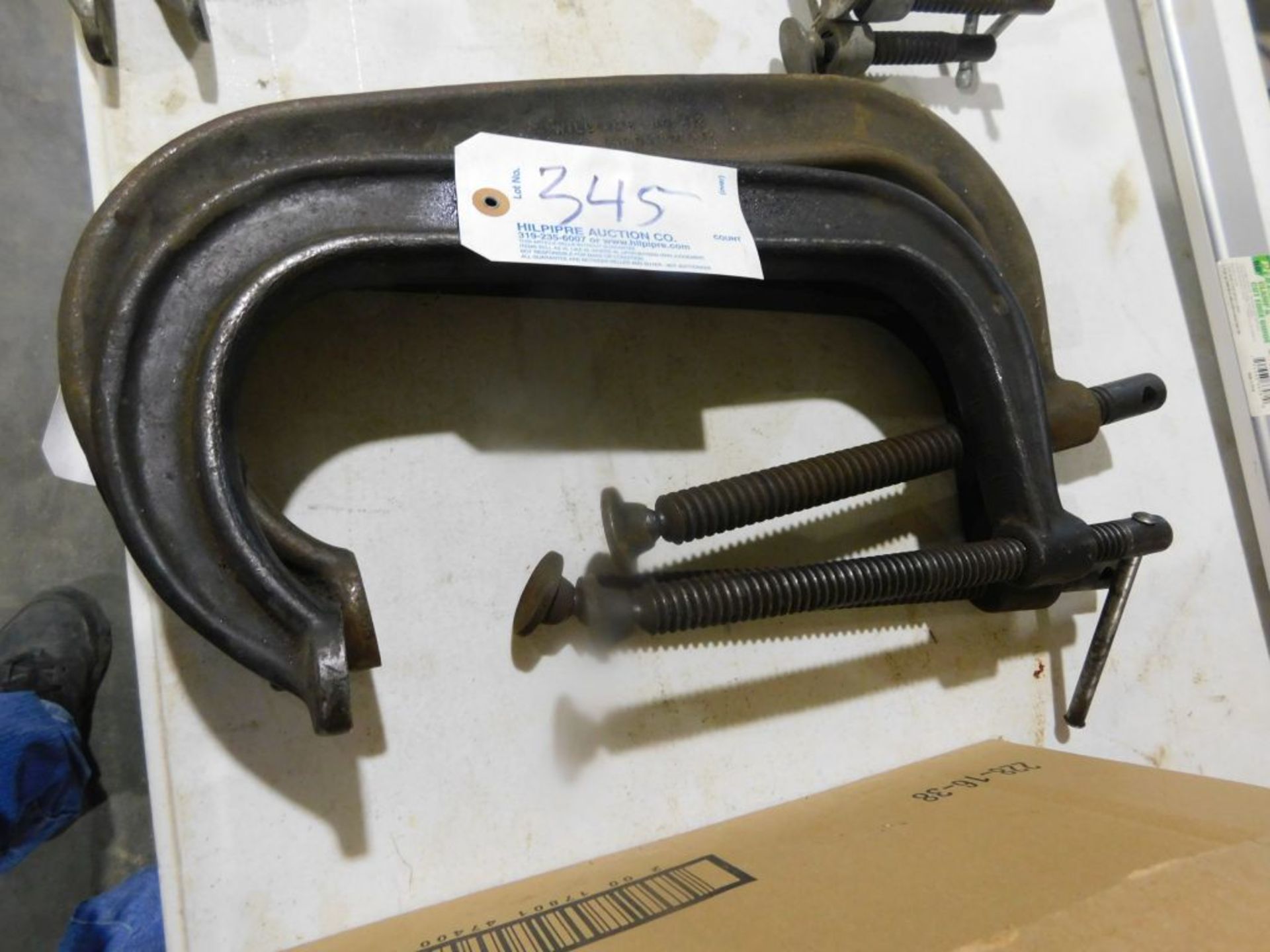 C-clamps. (Located at and to be picked up at: 2862 Wagner Rd., Waterloo, IA)