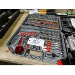 Large Drill bit/holesaw set, various sizes. (Located at and to be picked up at: 2862 Wagner Rd.,