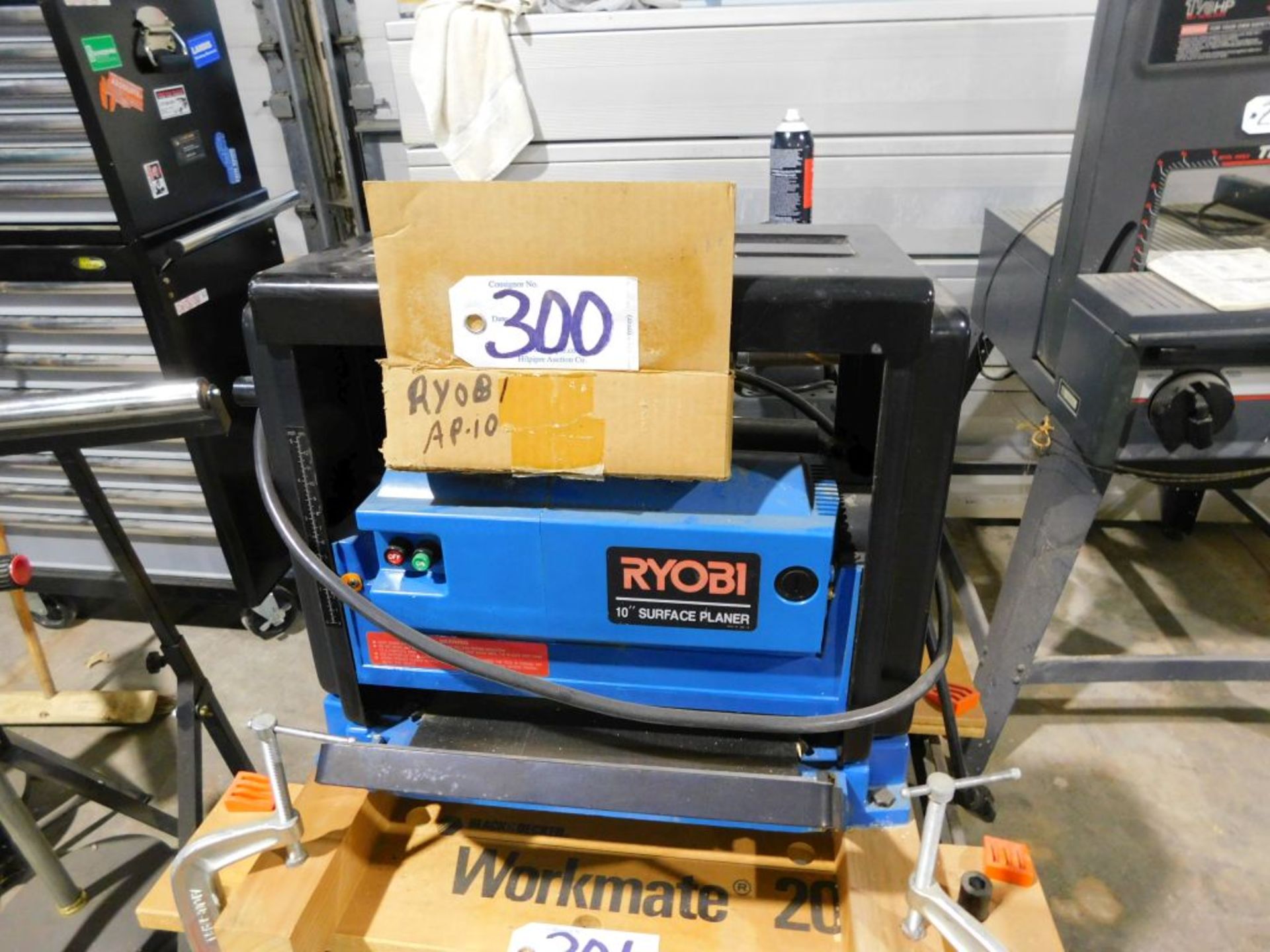 Ryobi 10" surface planer, NO. AP-10. (Located at and to be picked up at: 2862 Wagner Rd.,