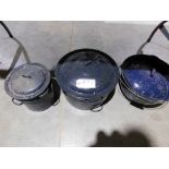 Canning pots. (Located at and to be picked up at: 2862 Wagner Rd., Waterloo, IA)