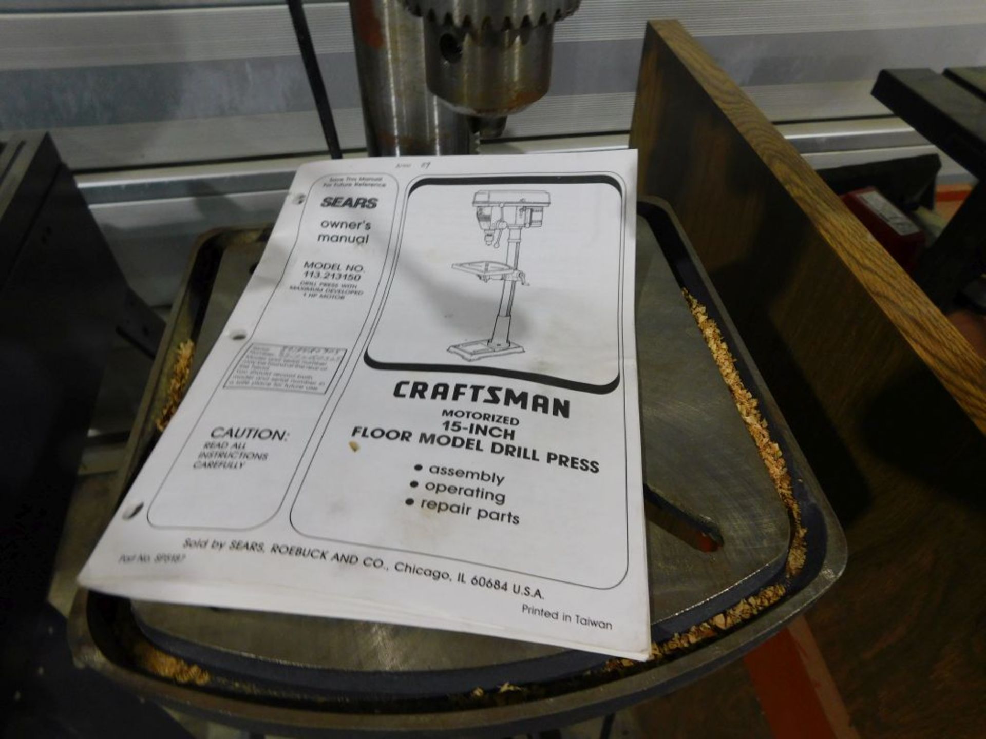 Craftsman 15" floor model drill press. (Located at and to be picked up at: 2862 Wagner Rd., - Image 2 of 2