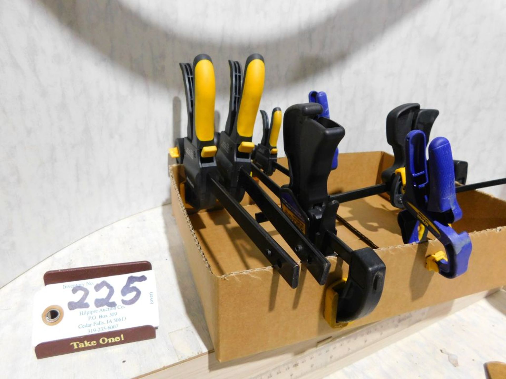 Quick grip slide clamps, (7). (Located at and to be picked up at: 2862 Wagner Rd., Waterloo, IA)