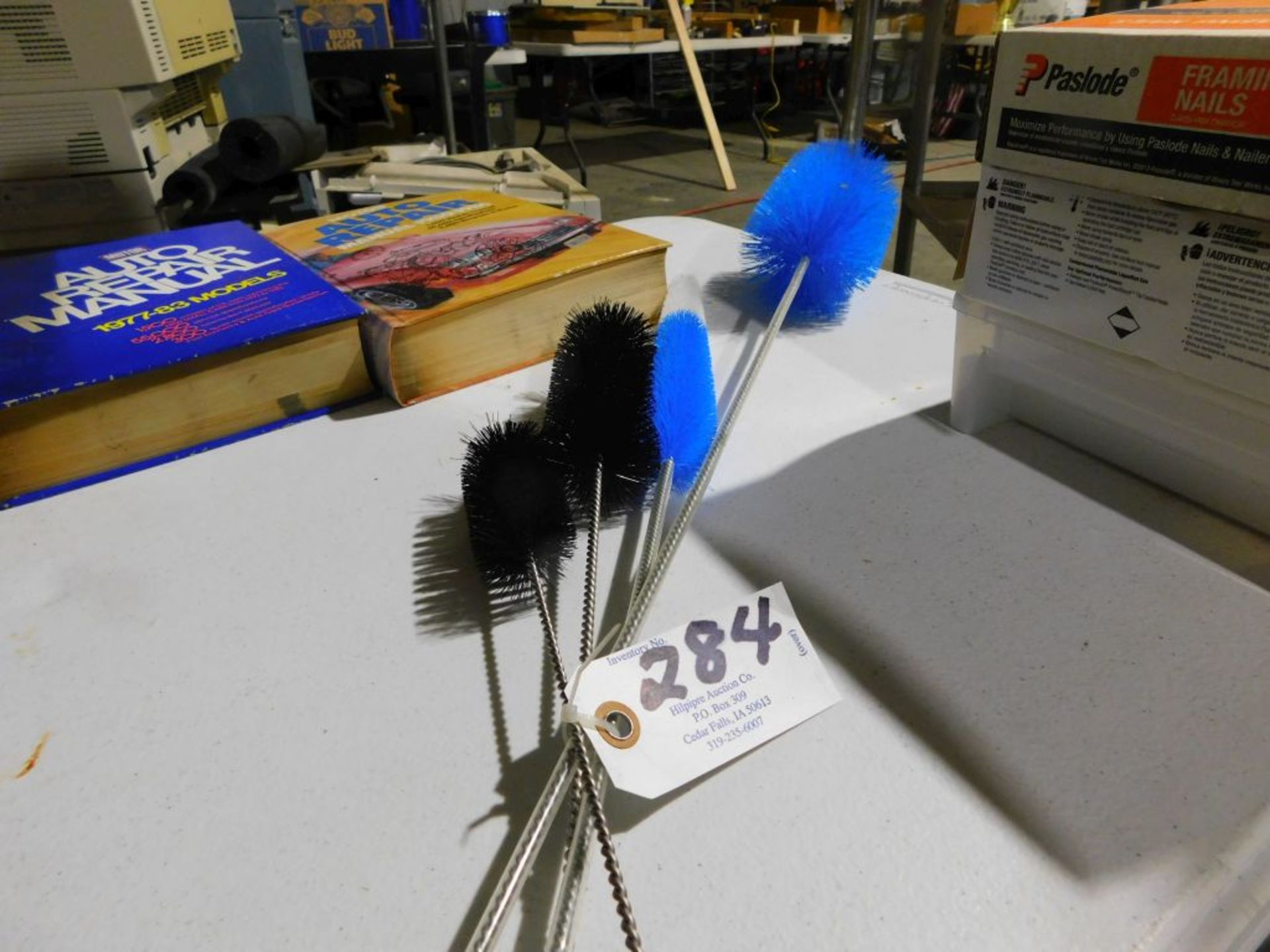 Long reach brushes, (4). (Located at and to be picked up at: 2862 Wagner Rd., Waterloo, IA)