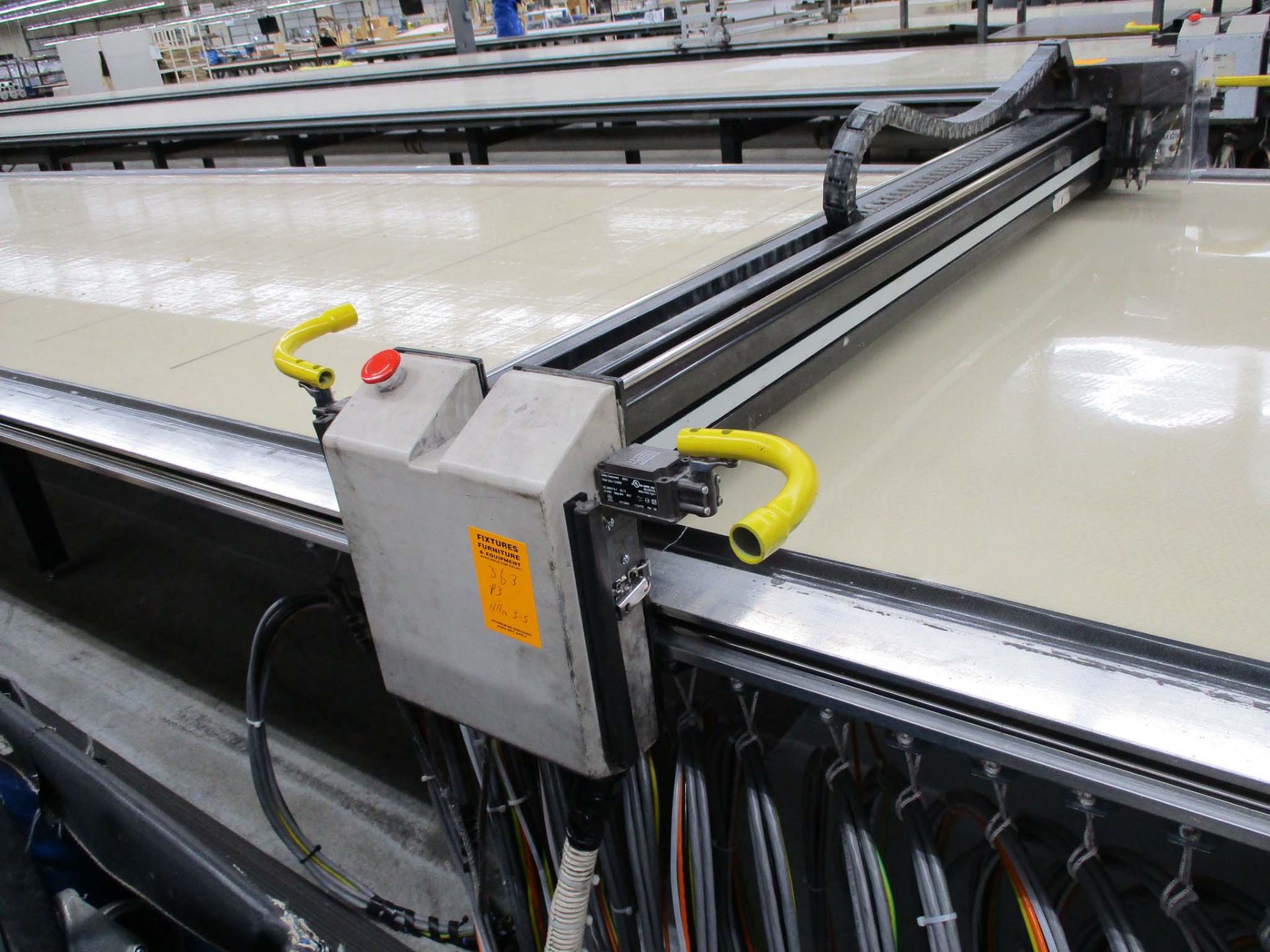 Custom made by Gerber, - Self Contained Vacuum Cutting Table - 109ft long x 6ft wide Vacuum Cutting