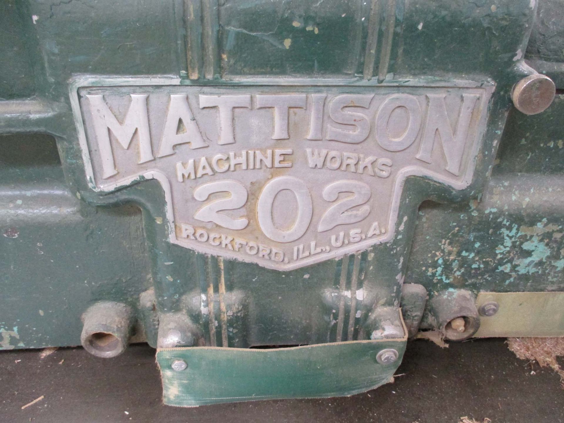 Industrial RIP SAW - Mattison 202. Fast Feed - 14" Straight Line - Image 4 of 6