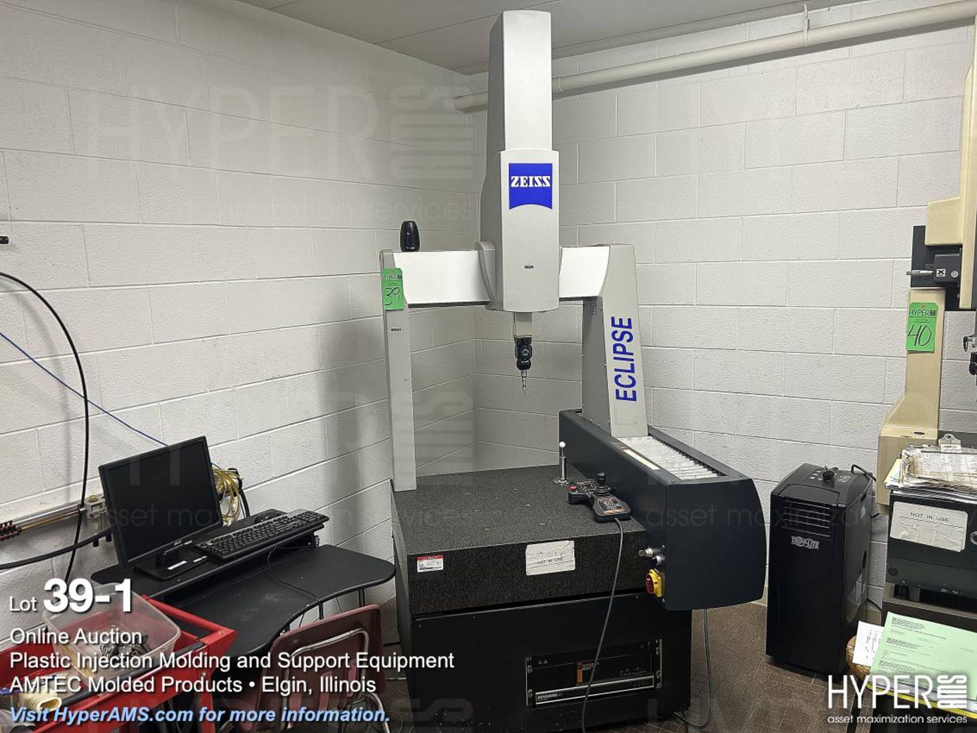 Carl Zeiss Eclipse SYS;EC,550DCC,TS,C99,II Coordinate measuring machine