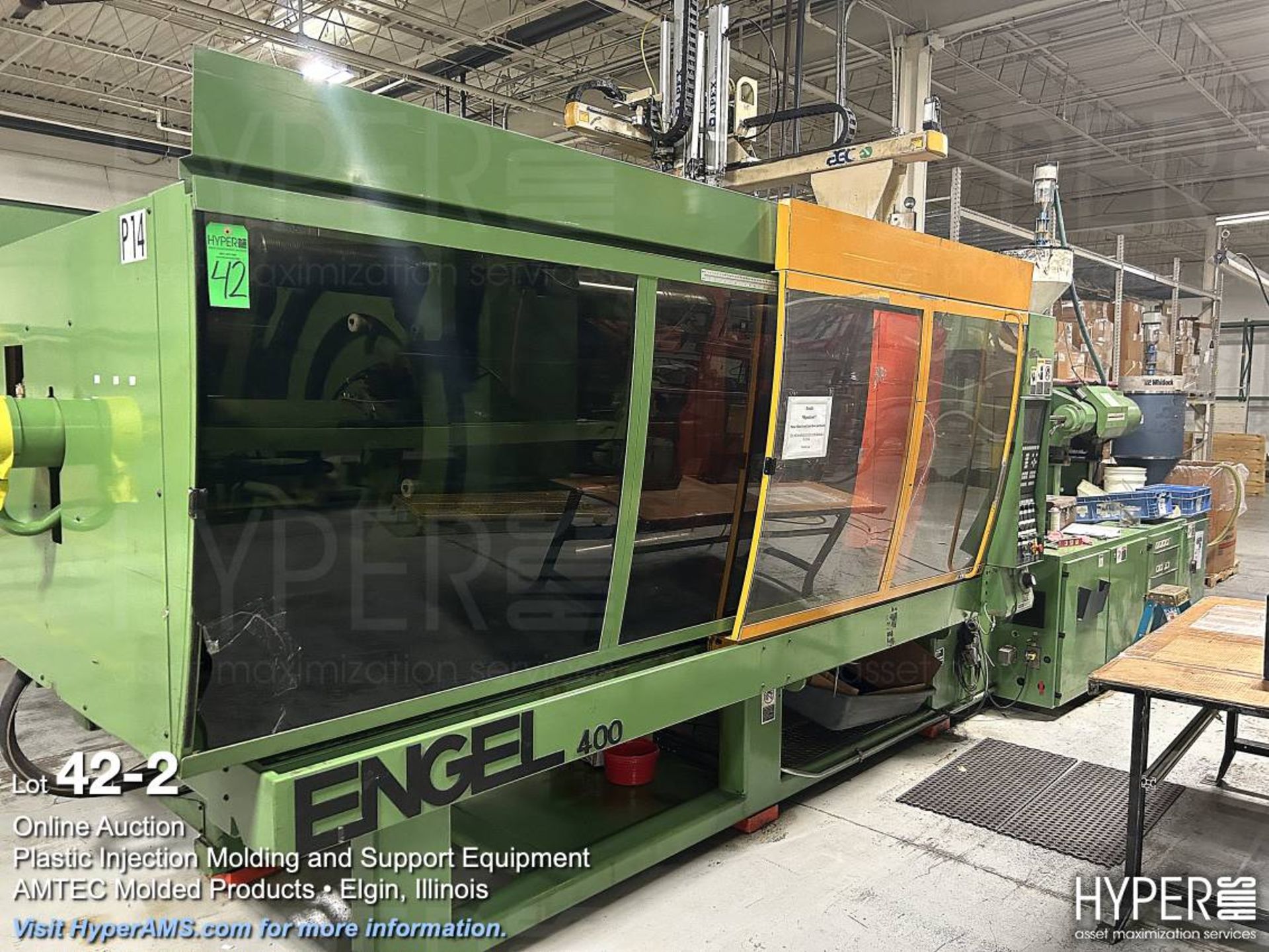 Engel ES2050/400AH toggle clamp plastic injection molding machine - Image 2 of 28