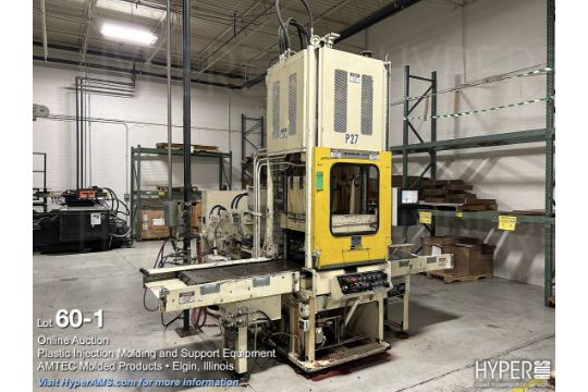 Newbury V15-200ARS vertical plastic injection molding machine - Image 1 of 15