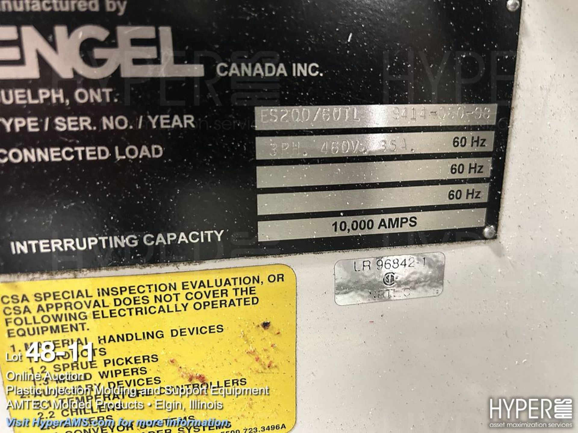 Engel ES200/60TL toggle clamp plastic injection molding machine - Image 11 of 16