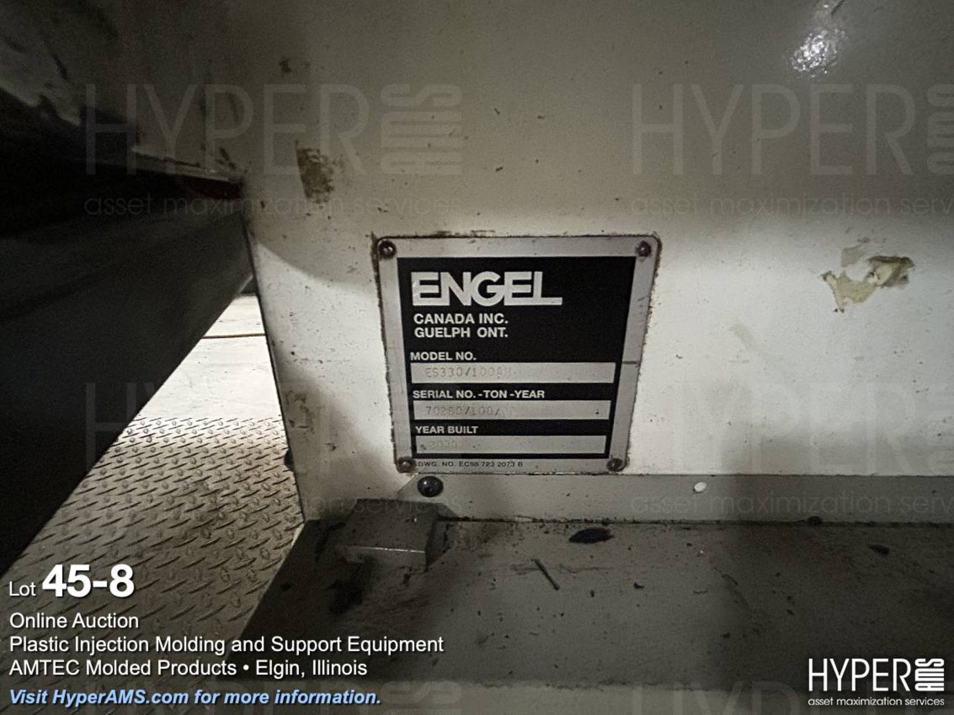 Engel ES330/100AH toggle clamp plastic injection molding machine - Image 8 of 16