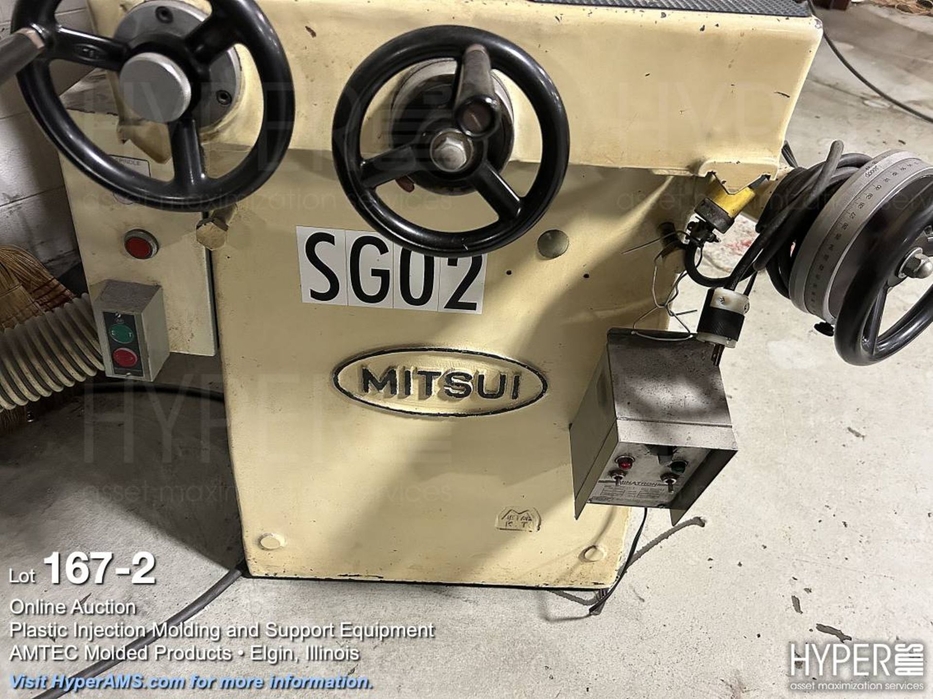 Mitsui MSG 200MH 6" x 12" hand feed surface grinder - Image 2 of 5