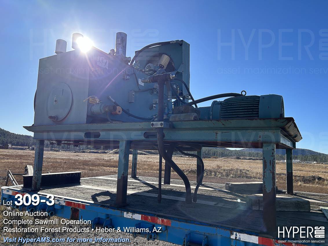 Nicholson A5 high-speed automatic debarker ( not running ) on a Great ...
