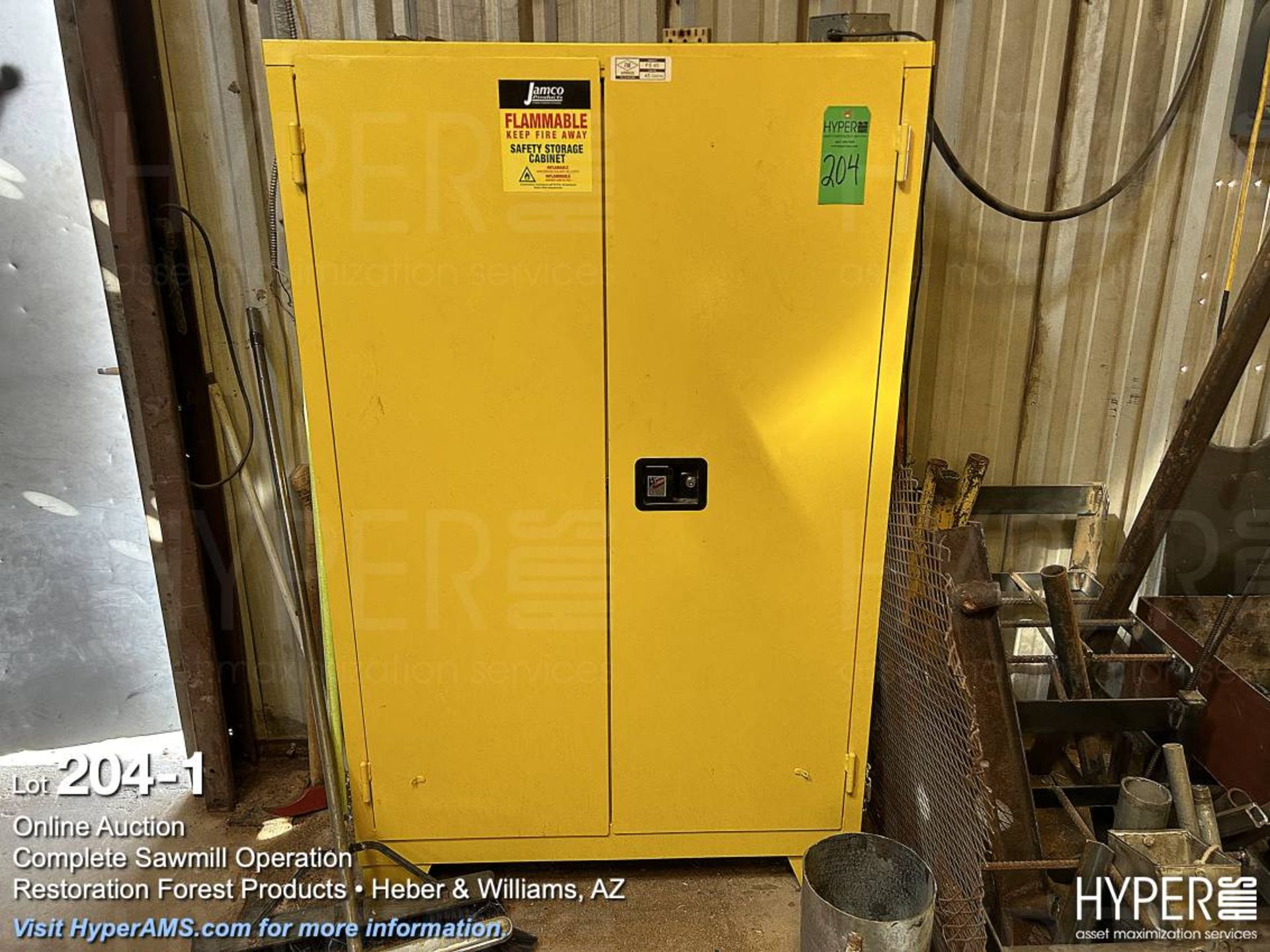 Jamco flammable storage cabinet