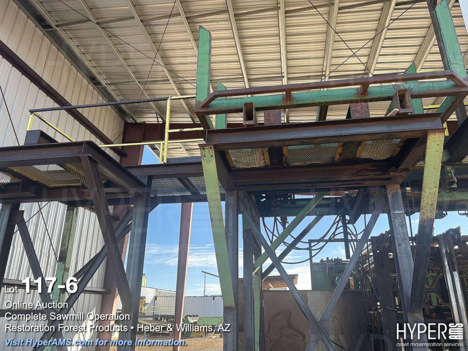 Unscrambler/stacker; stacker table, stick placer, stacker drop hoist ...