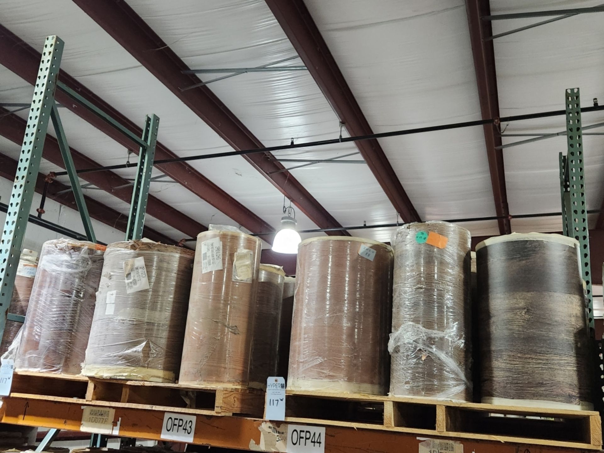 10 Pallets- (103) rolls of finished paper, various colors and sizes. See photos of product listing. - Image 4 of 7