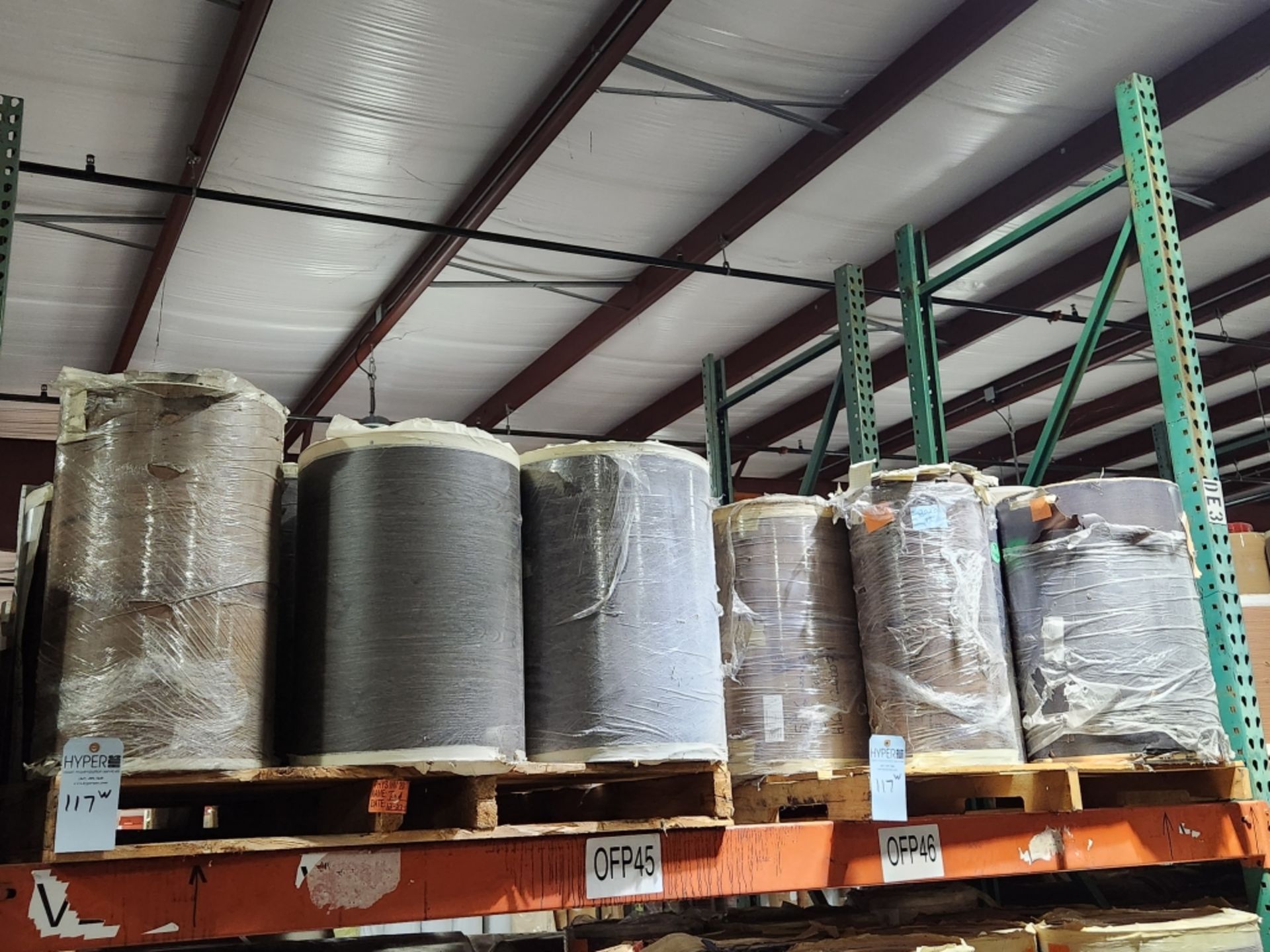 10 Pallets- (103) rolls of finished paper, various colors and sizes. See photos of product listing. - Image 3 of 7